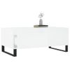 Mesa De Centro，mesa Auxiliar，mesa De Café Madera Contrachapada Blanco 90x50x36,5 Cm Cfw773228