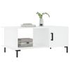 Mesa De Centro，mesa Auxiliar，mesa De Café Madera Contrachapada Blanco 90x50x40 Cm Cfw773237