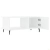 Mesa De Centro，mesa Auxiliar，mesa De Café Madera Contrachapada Blanco 90x50x40 Cm Cfw773243