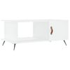 Mesa De Centro，mesa Auxiliar，mesa De Café Madera Contrachapada Blanco 90x50x40 Cm Cfw773248