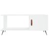 Mesa De Centro，mesa Auxiliar，mesa De Café Madera Contrachapada Blanco 90x50x40 Cm Cfw773248