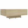 Mesa De Centro，mesa Auxiliar，mesa De Café Madera Contrachapada Color Roble 85x55x31 Cm Cfw773373