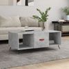 Mesa De Centro，mesa Auxiliar，mesa De Café Madera Contrachapada Gris Hormigón 102x50x40 Cm Cfw773400