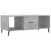 Mesa De Centro，mesa Auxiliar，mesa De Café Madera Contrachapada Gris Hormigón 102x50x40 Cm Cfw773402