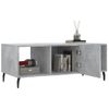 Mesa De Centro，mesa Auxiliar，mesa De Café Madera Contrachapada Gris Hormigón 102x50x40 Cm Cfw773402