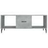 Mesa De Centro，mesa Auxiliar，mesa De Café Madera Contrachapada Gris Hormigón 102x50x40 Cm Cfw773402