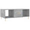 Mesa De Centro，mesa Auxiliar，mesa De Café Madera Contrachapada Gris Hormigón 102x50x40 Cm Cfw773405