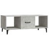 Mesa De Centro，mesa Auxiliar，mesa De Café Madera Contrachapada Gris Hormigón 102x50x40 Cm Cfw773406