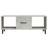 Mesa De Centro，mesa Auxiliar，mesa De Café Madera Contrachapada Gris Hormigón 102x50x40 Cm Cfw773406