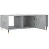 Mesa De Centro，mesa Auxiliar，mesa De Café Madera Contrachapada Gris Hormigón 102x50x40 Cm Cfw773408