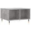 Mesa De Centro，mesa Auxiliar，mesa De Café Madera Contrachapada Gris Hormigón 60x50x36,5 Cm Cfw773431