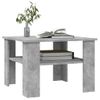 Mesa De Centro，mesa Auxiliar，mesa De Café Madera Contrachapada Gris Hormigón 60x60x42 Cm Cfw773439