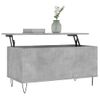 Mesa De Centro，mesa Auxiliar，mesa De Café Madera Contrachapada Gris Hormigón 90x44,5x45 Cm Cfw773451