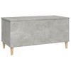 Mesa De Centro，mesa Auxiliar，mesa De Café Madera Contrachapada Gris Hormigón 90x44,5x45 Cm Cfw773452