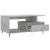 Mesa De Centro，mesa Auxiliar，mesa De Café Madera Contrachapada Gris Hormigón 90x49x45 Cm Cfw773455