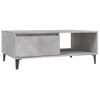 Mesa De Centro，mesa Auxiliar，mesa De Café Madera Contrachapada Gris Hormigón 90x60x35 Cm Cfw773489