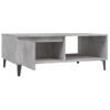 Mesa De Centro，mesa Auxiliar，mesa De Café Madera Contrachapada Gris Hormigón 90x60x35 Cm Cfw773489