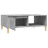 Mesa De Centro，mesa Auxiliar，mesa De Café Madera Contrachapada Gris Hormigón 90x60x35 Cm Cfw773490