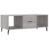 Mesa De Centro，mesa Auxiliar，mesa De Café Madera Contrachapada Gris Sonoma 102x50x40 Cm Cfw773515