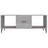 Mesa De Centro，mesa Auxiliar，mesa De Café Madera Contrachapada Gris Sonoma 102x50x40 Cm Cfw773515