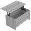 Mesa De Centro，mesa Auxiliar，mesa De Café Madera Contrachapada Gris Sonoma 102x55,5x52,5cm Cfw773525