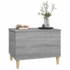 Mesa De Centro，mesa Auxiliar，mesa De Café Madera Contrachapada Gris Sonoma 60x44,5x45 Cm Cfw773553