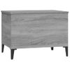 Mesa De Centro，mesa Auxiliar，mesa De Café Madera Contrachapada Gris Sonoma 60x44,5x45 Cm Cfw773554