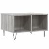 Mesa De Centro，mesa Auxiliar，mesa De Café Madera Contrachapada Gris Sonoma 60x50x36,5 Cm Cfw773559