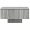 Mesa De Centro，mesa Auxiliar，mesa De Café Madera Contrachapada Gris Sonoma 60x60x31,5 Cm Cfw773561