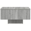 Mesa De Centro，mesa Auxiliar，mesa De Café Madera Contrachapada Gris Sonoma 60x60x31,5 Cm Cfw773561