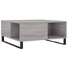 Mesa De Centro，mesa Auxiliar，mesa De Café Madera Contrachapada Gris Sonoma 80x80x36,5 Cm Cfw773570