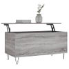 Mesa De Centro，mesa Auxiliar，mesa De Café Madera Contrachapada Gris Sonoma 90x44,5x45 Cm Cfw773578