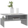 Mesa De Centro，mesa Auxiliar，mesa De Café Madera Contrachapada Gris Sonoma 90x60x42,5 Cm Cfw773621