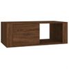 Mesa De Centro，mesa Auxiliar，mesa De Café Madera Contrachapada Marrón Roble 100x50,5x35 Cm Cfw773624