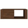 Mesa De Centro，mesa Auxiliar，mesa De Café Madera Contrachapada Marrón Roble 100x50,5x35 Cm Cfw773624