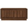 Mesa De Centro，mesa Auxiliar，mesa De Café Madera Contrachapada Marrón Roble 102x50x44 Cm Cfw773630