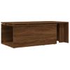 Mesa De Centro，mesa Auxiliar，mesa De Café Madera Contrachapada Marrón Roble 150x50x35 Cm Cfw773631