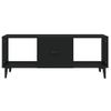 Mesa De Centro，mesa Auxiliar，mesa De Café Madera Contrachapada Negro 102x50x40 Cm Cfw773690