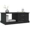 Mesa De Centro，mesa Auxiliar，mesa De Café Madera Contrachapada Negro 90x50x35 Cm Cfw773759