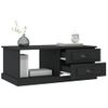 Mesa De Centro，mesa Auxiliar，mesa De Café Madera Contrachapada Negro 90x50x35 Cm Cfw773759