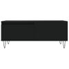 Mesa De Centro，mesa Auxiliar，mesa De Café Madera Contrachapada Negro 90x50x36,5 Cm Cfw773763