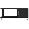 Mesa De Centro，mesa Auxiliar，mesa De Café Madera Contrachapada Negro 90x50x40 Cm Cfw773784