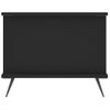 Mesa De Centro，mesa Auxiliar，mesa De Café Madera Contrachapada Negro 90x50x40 Cm Cfw773784