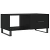 Mesa De Centro，mesa Auxiliar，mesa De Café Madera Contrachapada Negro 90x50x40 Cm Cfw773787