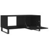 Mesa De Centro，mesa Auxiliar，mesa De Café Madera Contrachapada Negro 90x50x40 Cm Cfw773787