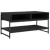 Mesa De Centro，mesa Auxiliar，mesa De Café Madera Contrachapada Negro 90x50x45 Cm Cfw773790