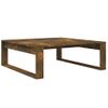 Mesa De Centro，mesa Auxiliar，mesa De Café Madera Contrachapada Roble Ahumado 100x100x35 Cm Cfw773799