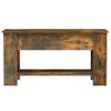 Mesa De Centro，mesa Auxiliar，mesa De Café Madera Contrachapada Roble Ahumado 101x49x52 Cm Cfw773816