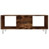 Mesa De Centro，mesa Auxiliar，mesa De Café Madera Contrachapada Roble Ahumado 102x50x40 Cm Cfw773822