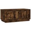 Mesa De Centro，mesa Auxiliar，mesa De Café Madera Contrachapada Roble Ahumado 102x50x44 Cm Cfw773827